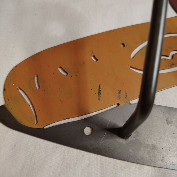 Baseball Wall Hook Rack Metal Baseball Glove Bat Helmet Decor Boys Room 4 Hooks - Picture 16 of 16